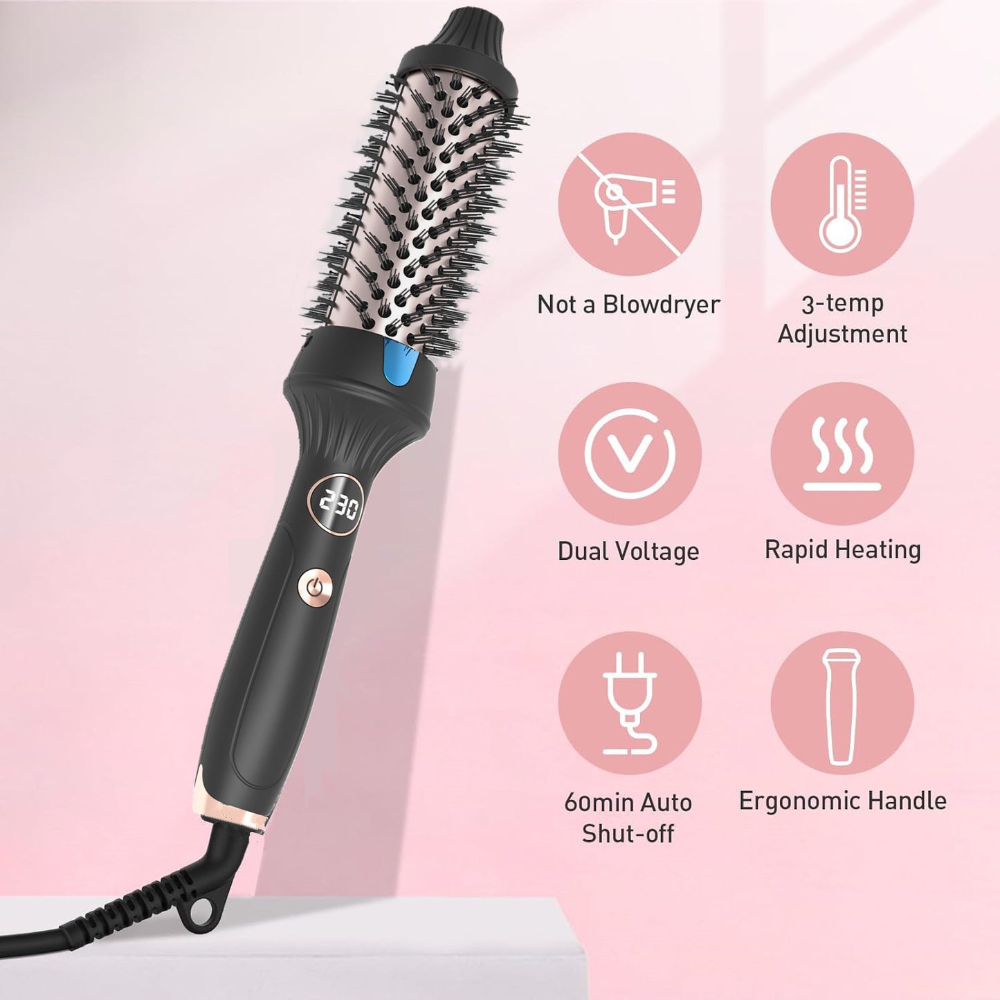 BUNLY GlamWave Pro 5-in-1 Thermal Brush