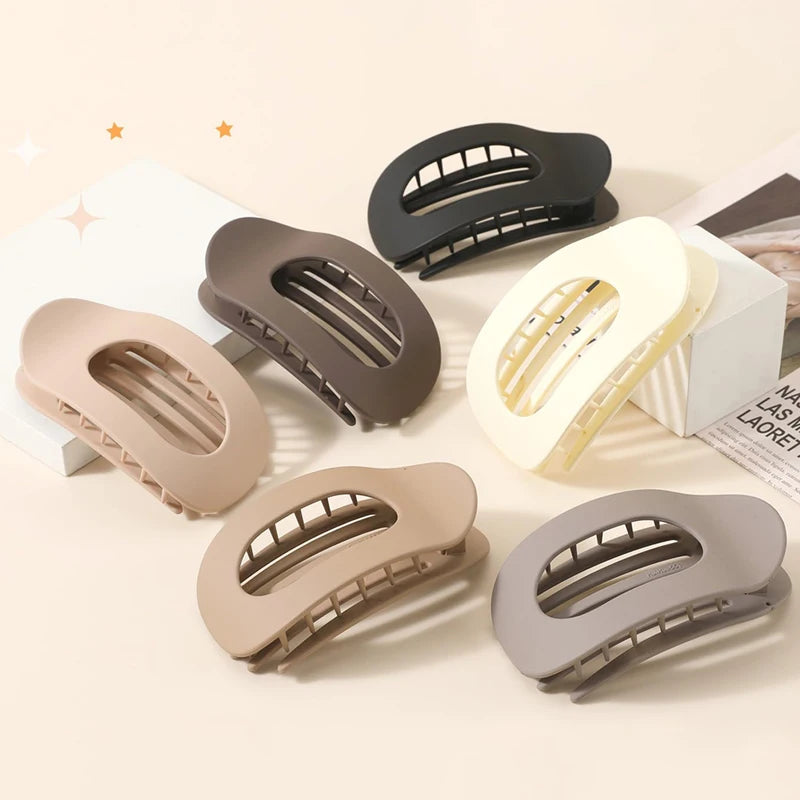 Flat Hair Clips - Highest Quality Acrylic Barrettes for Style And Comfort